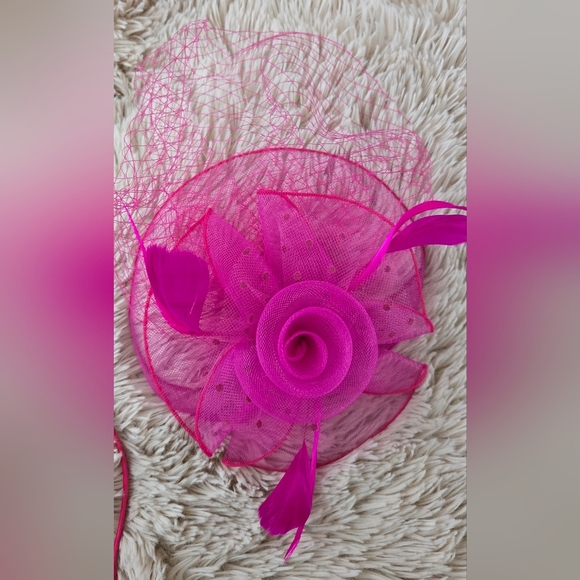 SOLD SAFERIN Women's Fascinators Feathers Tea Party Hat #843 - Picture 10 of 11